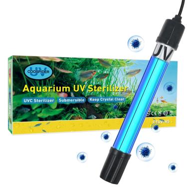 Imagem de Luz de aquário tararium Submersível até 380L 5W 254nm