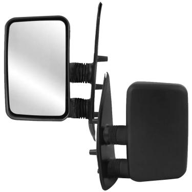 Imagem de Par Retrovisor Boxer Ducato 96 a 2002 Preto Sem Controle