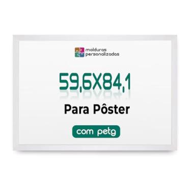 Imagem de Moldura 59,6x84,1 Quebra Cabeça Grow Puzzle 1500 Peças com Proteção Petg (Branco)