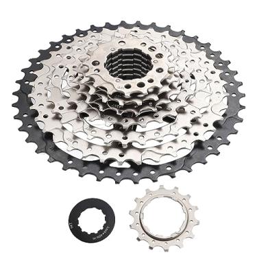 Imagem de 8 velocidade 14 42T Freewheel liga de alumínio cassete volante leve durável rotação suave para bicicleta elétrica ciclomotor fácil instalação