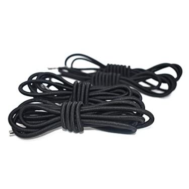Imagem de Azatemgo Cabos de substituição universais para cadeiras de gravidade zero – pacote com 4 cordas elásticas resistentes ao clima kit de reparo de pátio (5 x 212 cm de comprimento + 5 x 139 cm curto)