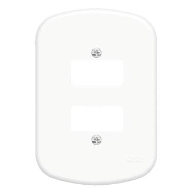 Imagem de Placa Espelho 4"" x 2"" F2D Blanc - 0786 - FAME