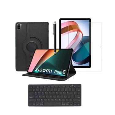 Imagem de Capa + Teclado + Película E Caneta Para Tablet Xiaomi Pad 6 - Fam