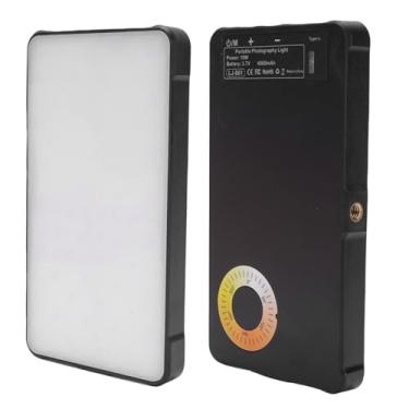Imagem de Luz telefônica de 112 LEDs, 3 modos de iluminação, 10 níveis de ajuste de brilho, luz de videoconferência com preenchimento de clipe, Luz de vídeo recarregável para maquiagem,
