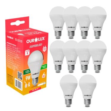 Imagem de Kit 10 Lâmpada Led 9w Bulbo Soquete E27 Bivolt Casa Comércio