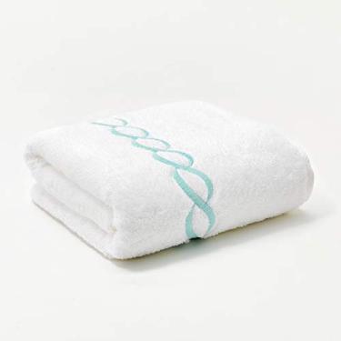 Imagem de Toalha de banho Calla Angel superior 1000 g algodão egípcio grande 63 x 31 toalha de banho, 1 peça, Mint Chain, 63 x 31, 1