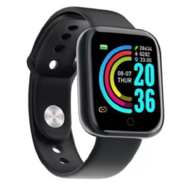 Imagem de Relogio Inteligente Smartwatch D20 Preto
