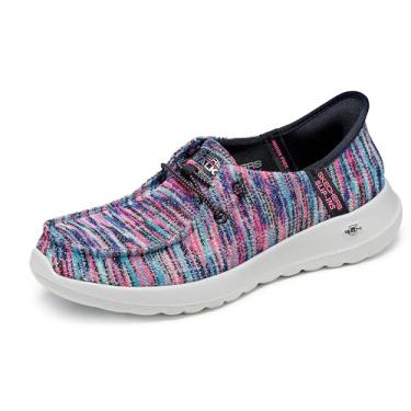 Imagem de Skechers Skechers Tênis feminino sem cadarço Go Walk Joy Moc Toe Casual, Preto/Multi, 38