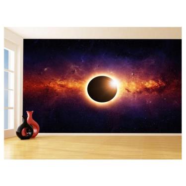 Imagem de Papel De Parede Espaço Estrelas Eclipse Solar 3,5M Nsp145 - Você Decor