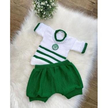 Imagem de Conjunto para bebes em trico do Palmeiras - Baby Kids BH