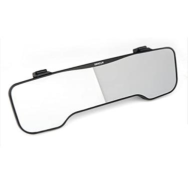 Imagem de Espelho retrovisor DABOK no espelho ECM Espelho retrovisor de ângulo amplo no interior universal espelho retrovisor plano sem ponto cego para carro