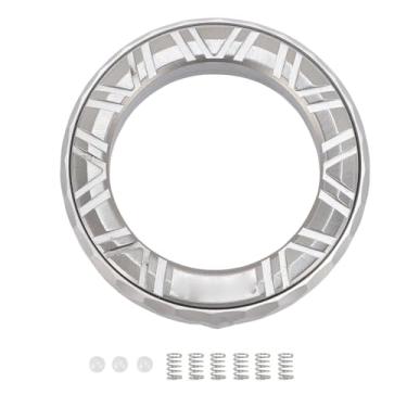 Imagem de Yosoo Anel Híptico de Metal Aço Inoxidável Anel Capto do Anel Dinâmico da Ponta Dos Dedos Compactos de Forma de Mão Montada para Estresse Rápido e Engajamento Lúdico