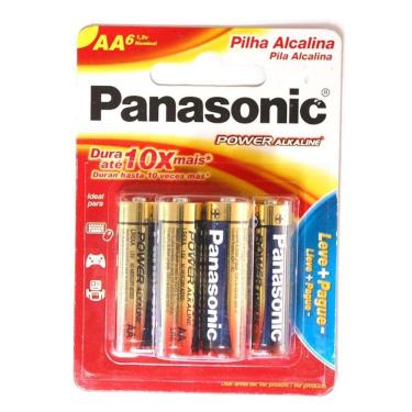 Imagem de Pilha Alcalina Pequena AA Leve 4 Pague 3 - Panasonic