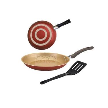Imagem de Frigideira 16 Antiaderente Teflon Cereja Para ovo e Hambúrguer - Insta