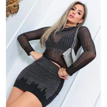 Imagem de Conjunto chuva de prata aplique de brilho - Nathy Store, ÚNICO