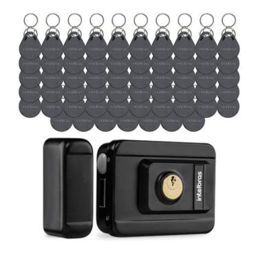 Imagem de Fechadura Elétrica Intelbras Fx 3000 Mf Chave Tag + 57 Tags