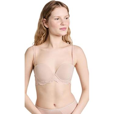 Imagem de Simone Perele Sutiã feminino Karma sem alças, Rosa pêssego, 32C