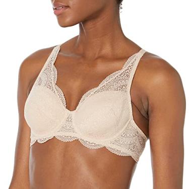 Imagem de Simone Perele Karma feminino moldado em 3D, Peau Rose, 32E