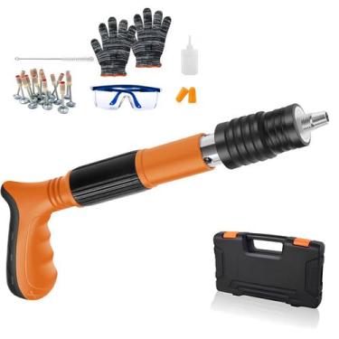 Imagem de Pistola de Fixaçao Pressao Finca Pino Obra Reparo Construçao Segurança