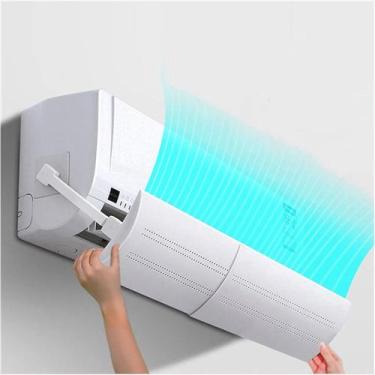 Imagem de Defletor Para Ar Condicionado Split De Plastico Ajustavel 180º 103x19x