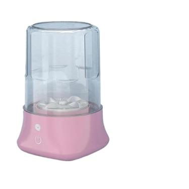 Imagem de Mini Máquina de Lavar Portátil Dobrável - Tanquinho Compacto com Centrífuga para Viagens e Ambientes Pequenos(Rosa)