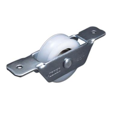 Imagem de Roldana portao 2 pol nylon canal "u" c/rolamento cavalete aco jocec