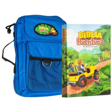 Imagem de Livro - Bíblia Aventura para crianças, NVI, edição especial com bolsa 