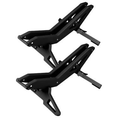 Imagem de MAKELEN Suporte de estacionamento ajustável para bicicletas de 16 a 29 polegadas, compatível com largura de pneu 23c-3.0 – plástico resistente, fácil instalação, design elegante em dois tons (preto