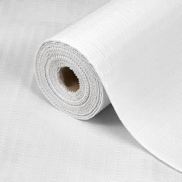 Imagem de Forro de prateleira de gaveta para armários de cozinha, papel de prateleira antiderrapante antiderrapante fácil de limpar, tapetes laváveis espessos à prova d'água para prateleiras de despensa, cômoda