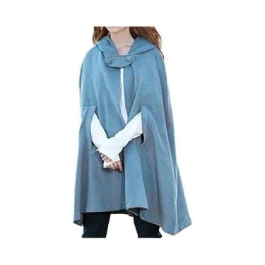 Imagem de Cardigan Gótico com Capuz - Jaqueta de Mini Comprimento para Outono/In