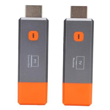 Imagem de Luocute Transmissor e Receptor de HD Mi Sem Fio Atualizado, Plugue de Kit de Extensor de 1080p e Reproduzir Kit Portátil de Extender HD Mi Extender para Monitorar a Partir da Caixa de