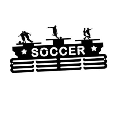 Imagem de Llazsybz Expositor de Medalhas, Expositor de Medalhas de Parede, Estrutura de Ferro para Porta-medalhas, Porta-medalhas para Sala de Estar, Quarto, C, Tamanho real