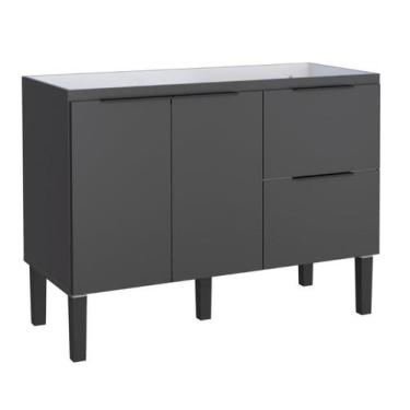 Imagem de Gabinete / Balcão CIS de Cozinha em MDF / MDP para Pia de 1.20m 2 Port