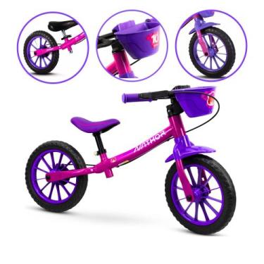 Imagem de Bicicleta Infantil Balance Equilibrio e Diversão Girl Sem Pedal Aprend