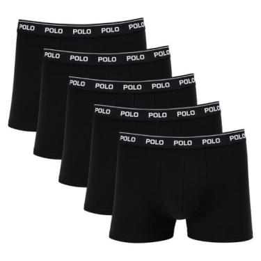 Imagem de Kit 5 Cuecas Box Boxer Polo Star Cotton Algodão Masculina Sortido, Pre