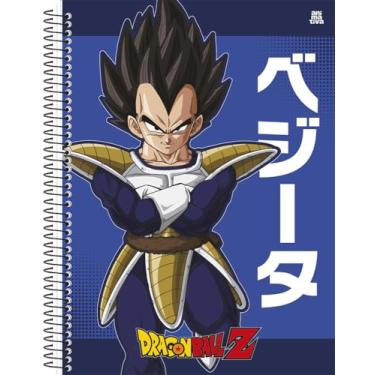 Imagem de Caderno Universitário Animativa, 10 Matérias, Capa Dura, Dragon Ball, 160 Folhas, Pacote com 4 Unidades