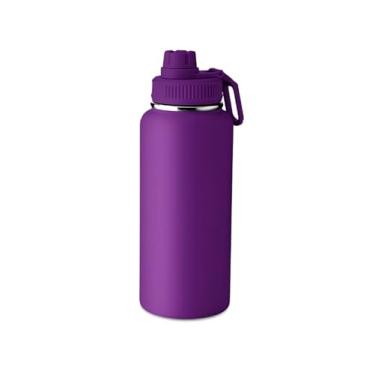 Imagem de Garrafa Térmica de Água 1 Litro – Aço Inox com Isolamento a Vácuo, Antivazamento, Mantém Bebidas Quentes e Geladas por 12h (Roxo Pùrpura)