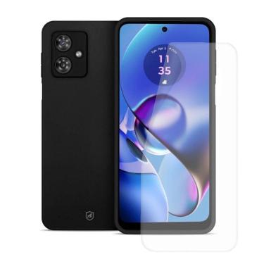 Imagem de Kit Capa Silicon Veloz e Película Hydrogel HD para Motorola Moto G64 5G - Gshield