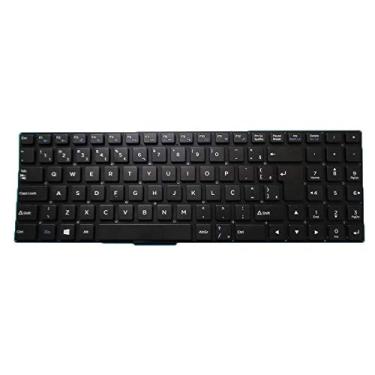 Imagem de Teclado portátil BR Layout para Positivo MP-12C98PA-F516 82R-15A240-4214 Brasil BR NO Frame