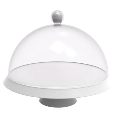 Imagem de PORTA BOLO BUBBLE Ø300 COM PÉ - BRANCO