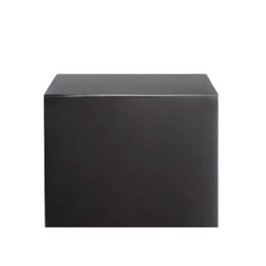 Imagem de Cubo Vitrine Tablado Para Base Para Lojas Fotos MDF Preto 30x35x35cm