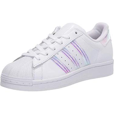Imagem de Tênis de corrida infantil Adidas Originals Superstar Foundation C, White/White/White, 2