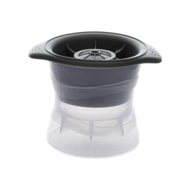 Imagem de Forma para Gelo grandes de Plástico Bola Esférica Silicone fácil de de