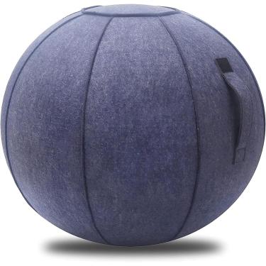 Imagem de Capa para bola de exercício 55 cm, 65 cm, 75 cm, capa para bola de ioga com alça, proteção para cadeira de assento, capa para bola suíça para uso multiuso, 7,55 cm