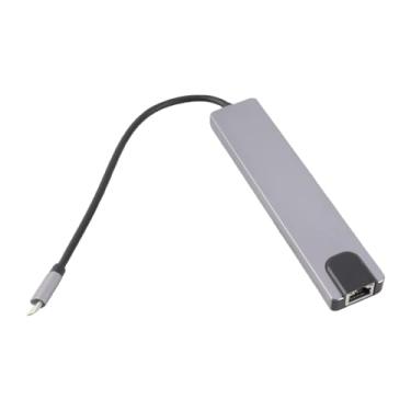 Imagem de Zopsc Docking Station Dual Monitor, USB C Docking Station Conveniência para U Disco U para Disco Rígido Móvel para Professores