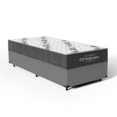 Imagem de Cama Box com Colchão de Espuma D33 Ortobom Airtech 100 Solteiro 88cm, 