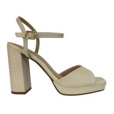 Imagem de Sandália Ramarim 2557201 Feminino Coconut saltinho casual