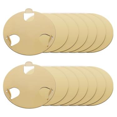 Imagem de Porta-copos de aço inoxidável dourado com suporte, porta-copos moderno espelhado, porta-copos redondos exclusivos com base de EVA antiderrapante, para bebidas, mesa de café, caneca de vidro, xícara de