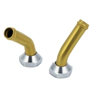 Imagem de Conector de tubo de óleo do refrigerador de transmissão compatível com Toyota Highlander 3,5L 2014-2016, 2 peças de acessórios de linha de resfriamento do radiador (rosca M14 x 1,5)