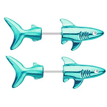 Imagem de Body Accentz Brinco de ataque de tubarão cônico falso 20 g